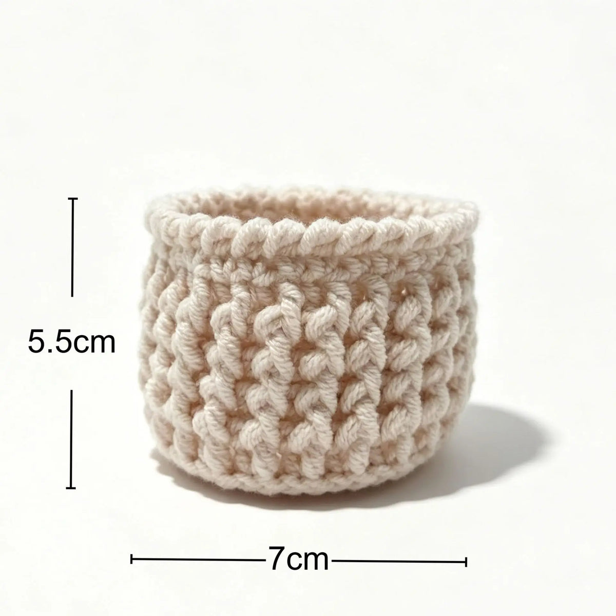 Bellflower Crochet Style Drink Coaster for Coffee Tables Kitchen Decor and Thoughtful Gifts