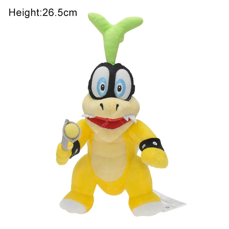 Bowser Bros Plush Toys King Koopa Bowser King JR Anime Cartoon Soft Stuffed Plush Toy Dolls For Children Birthday Christmas Gift