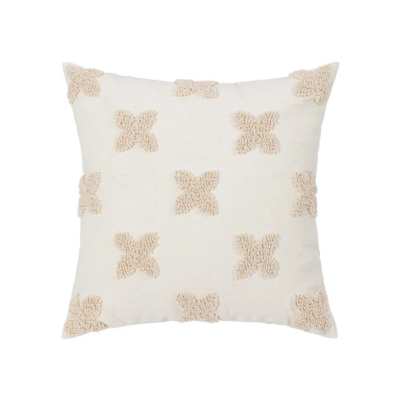 Meadow & Texture Decorative Pillow Cover – 45 × 45 cm