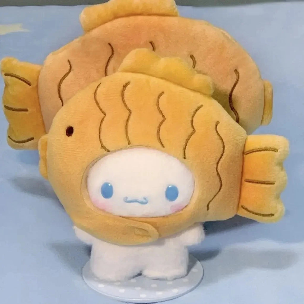 14CM Taiyaki Plush Doll - Cute Japanese Fish-Shaped Stuffed Animal, Soft Cuddly Companion for Kids &amp; Fans