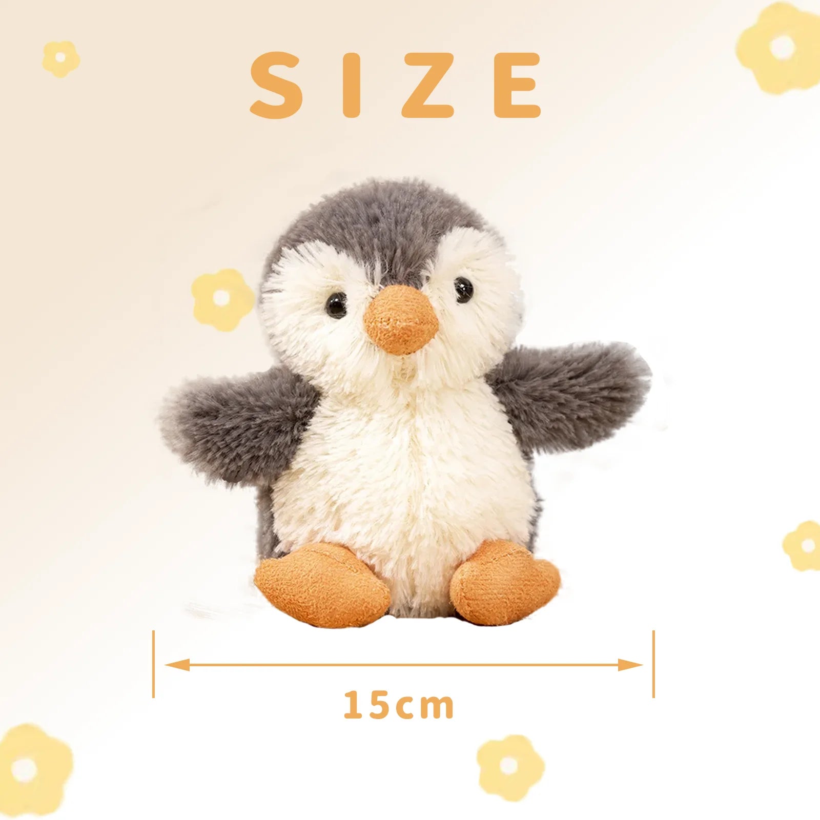 Kawaii Penguin Plush Toys Cuddly Soft Stuffed Animal Plushies Accompany Sleep Toy Cute Home Decoration Kids Grils Birthday Gifts