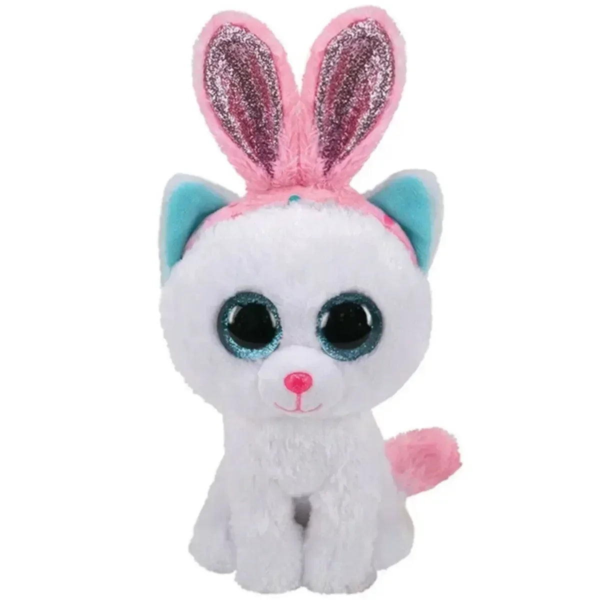 15cm Ty Big Eye Beanie Animals Plush Slick Fox Ferdinand Locky Axolotl  Dexter Icy Seal Heather Cat Children Toy Holiday Gift