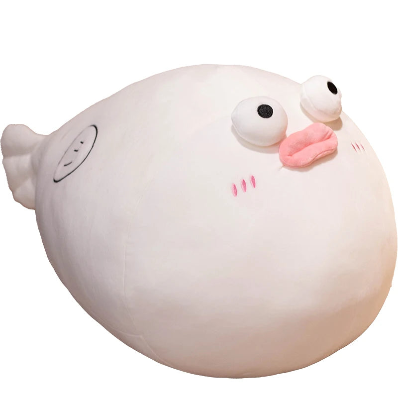 Real Life Pufferfish Plush Toy Lifelike Sea Animals Puffer Fish Soft Stuffed Pillow Aquarium Decor Dolls Creative Gifts For Kids