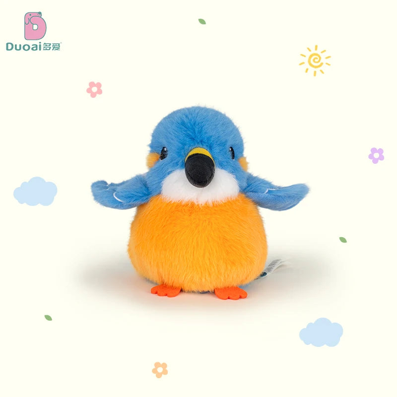 Kawaii Bird Plush Toys Cute Lifelike Parrot Sparrow Plush Toy Mini Artificial Bird Plush Doll Room Decor Kid Birthday Xmas Gifts