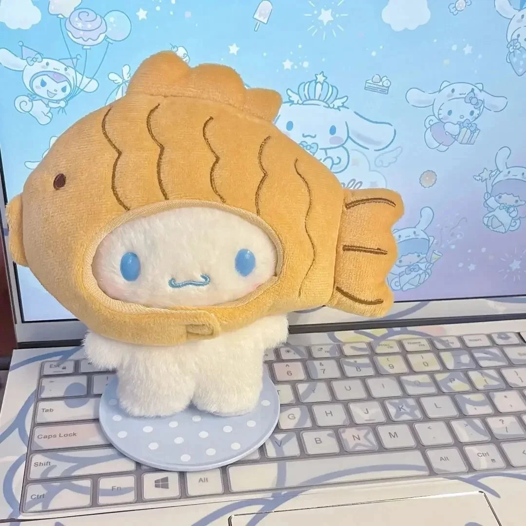 14CM Taiyaki Plush Doll - Cute Japanese Fish-Shaped Stuffed Animal, Soft Cuddly Companion for Kids &amp; Fans