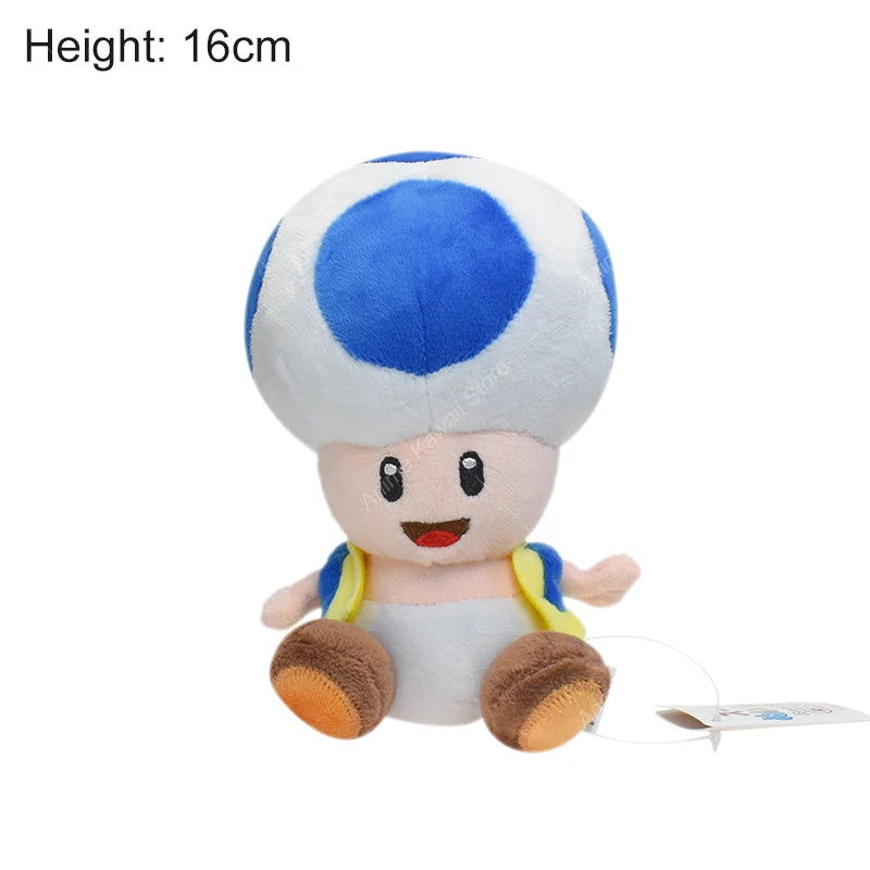 60 Styles Mario Plush Toys Yellow Fire Flower Star Shy Guy Boo Koopa Troopa Waluigi Goomba Toad Nabbit Diddy Kong Stuffed Plush