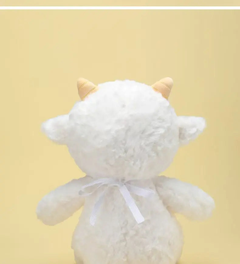 45cm bubu Cute little sheep doll plush toy pillow for girls to sleep with on the bed as a birthday gift for children