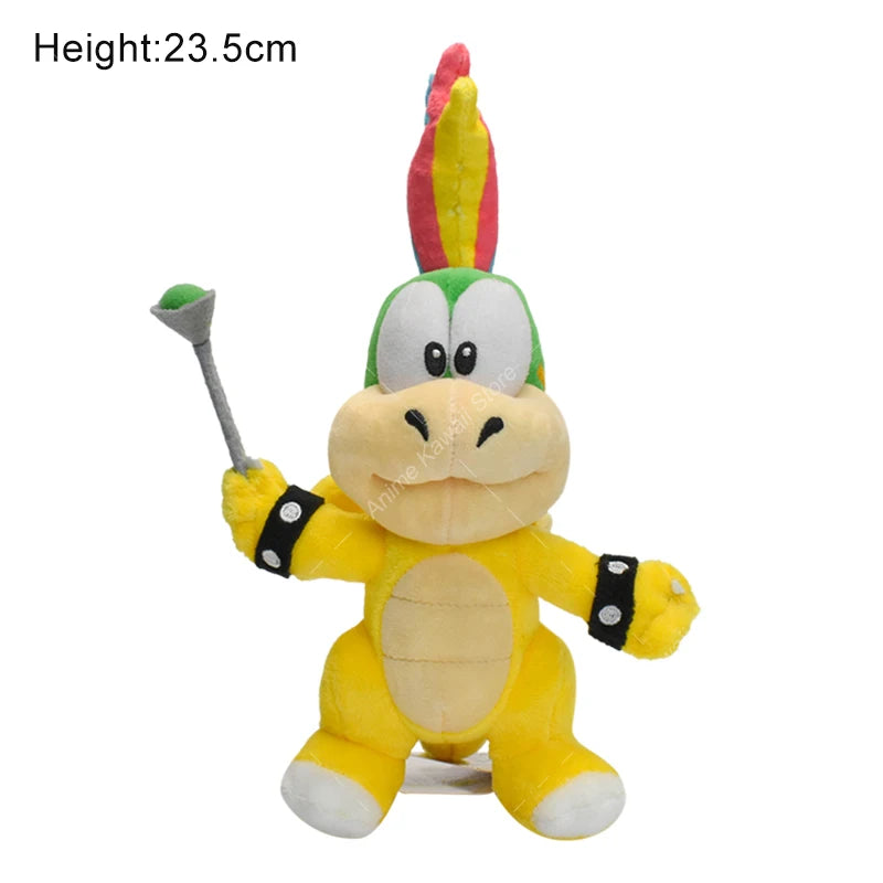 Bowser Bros Plush Toys King Koopa Bowser King JR Anime Cartoon Soft Stuffed Plush Toy Dolls For Children Birthday Christmas Gift