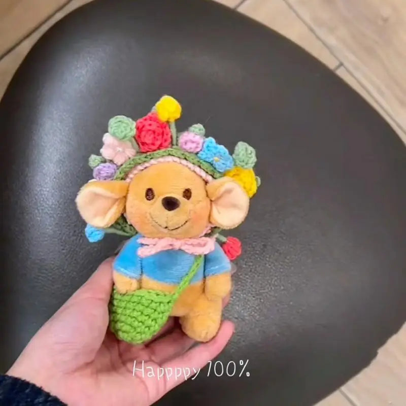 Amazon Title (English) “Disney Winnie the Pooh Flower Little Roo Plush Key Chain - Cute Car Keyring with Healing Charm, Soft Stuffed Animal Accessory for Keys &amp; Bags”
