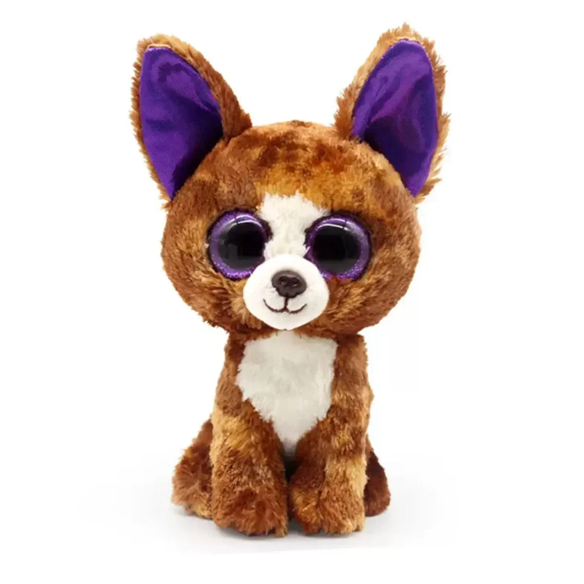 15cm Ty Big Eye Beanie Animals Plush Slick Fox Ferdinand Locky Axolotl  Dexter Icy Seal Heather Cat Children Toy Holiday Gift