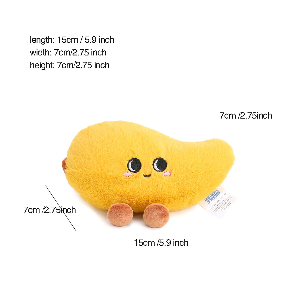 1PC Simulated Stuffed Fruit And Vegetable Soft Cute Cartoon Plush Toys Lemon Pumpkin For Baby Kids Appease Soother Toy Gifts