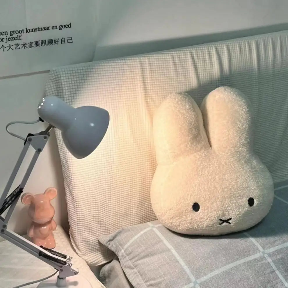 Miffy Black eyes Cute Doll Plush Toy Kawaii Bed Pillow soft comfortable Sofa Cushion Pillow Gift toys for Girl and Boy