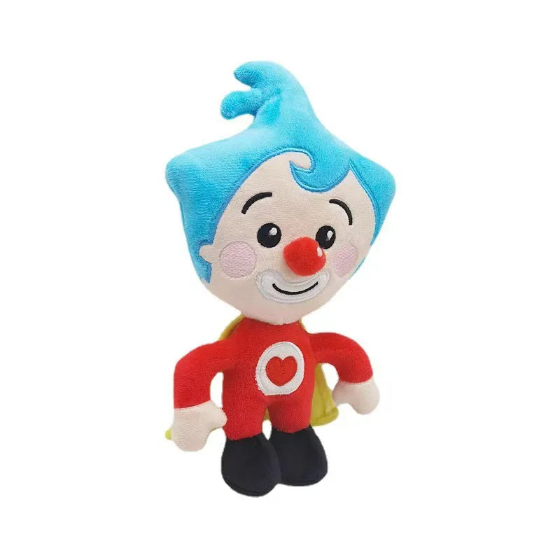 “23-25cm Magic Clown Plush Doll - Cute Smiling Clown Stuffed Animal Toy, Soft Cuddly Companion with Whimsical Charm for Kids & Fans of Circus Adventures”