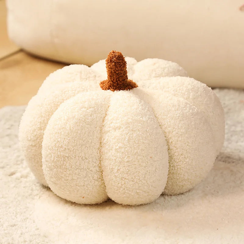 18-35cm Kawaii Simulation Nordic Halloween Pumpkin Plush Toys Lovely Soft Plant Stuffed Doll Holidays Props Decor Throw Pillow