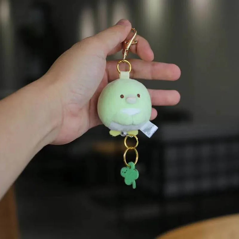 “8cm Sumikko Gurashi Style Plush Keychains - Cute Corner Friends Mini Stuffed Animal Keychain Set, Soft Kawaii Pendant for Keys/Backpacks, Gift for Kids & Fans”
