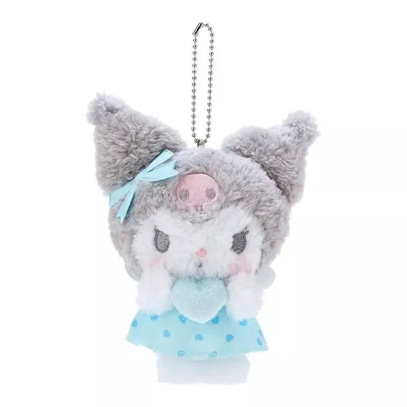Sanrio Hello Kitty Cinnamoroll Dream Angel Series Plush Toy Pendant Keychain Decoration Kawaii Kuromi Melody Stuffed Doll Gift