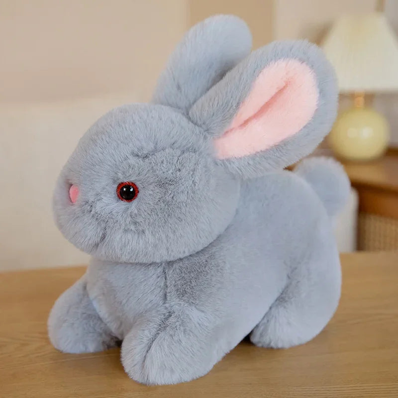 Cartoon Fluffy Rabbit Plush Toys Cute Soft Stuffed Bunny Dolls Pendant Plush Keychain Pillow Children Kids Birthday Xmas Gifts