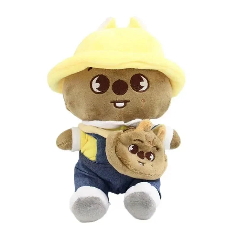 Farm Animal Plush Keychain Set - Sunny Farm Friends Backpack Buddies, Cute Stuffed Animal Keyrings with Healing Charm for Bags & Keys, Gift for Kids & Adults”
