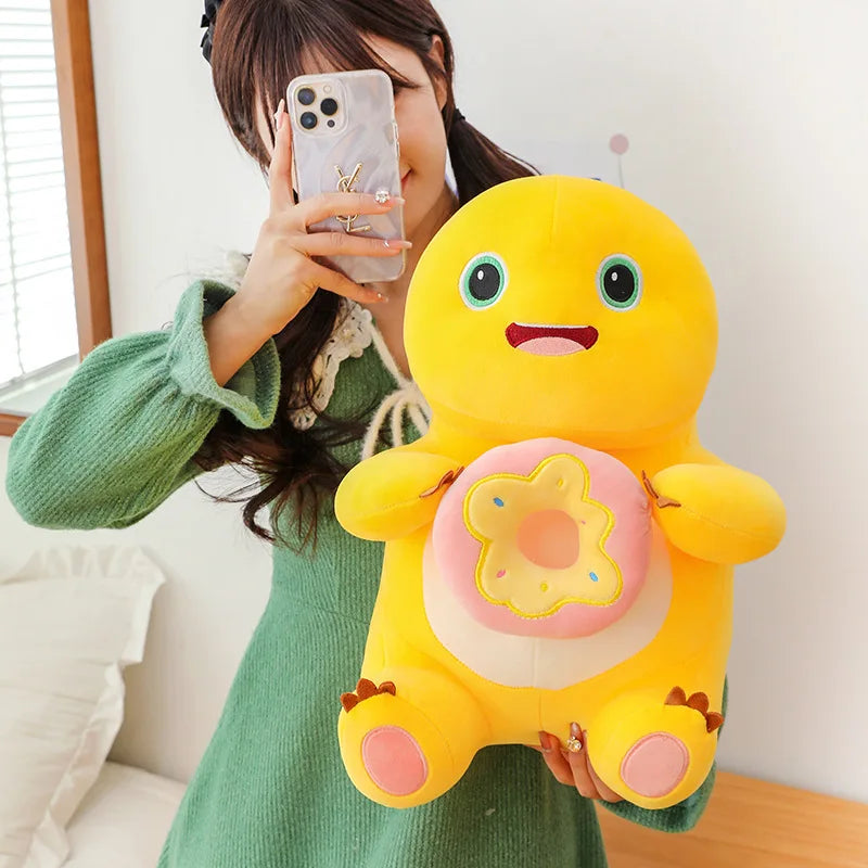 1pc 25cm/9.84in Cute milk dragon plush toy doll dinosaur cartoon doll Douyin explosive grabber doll birthday gift