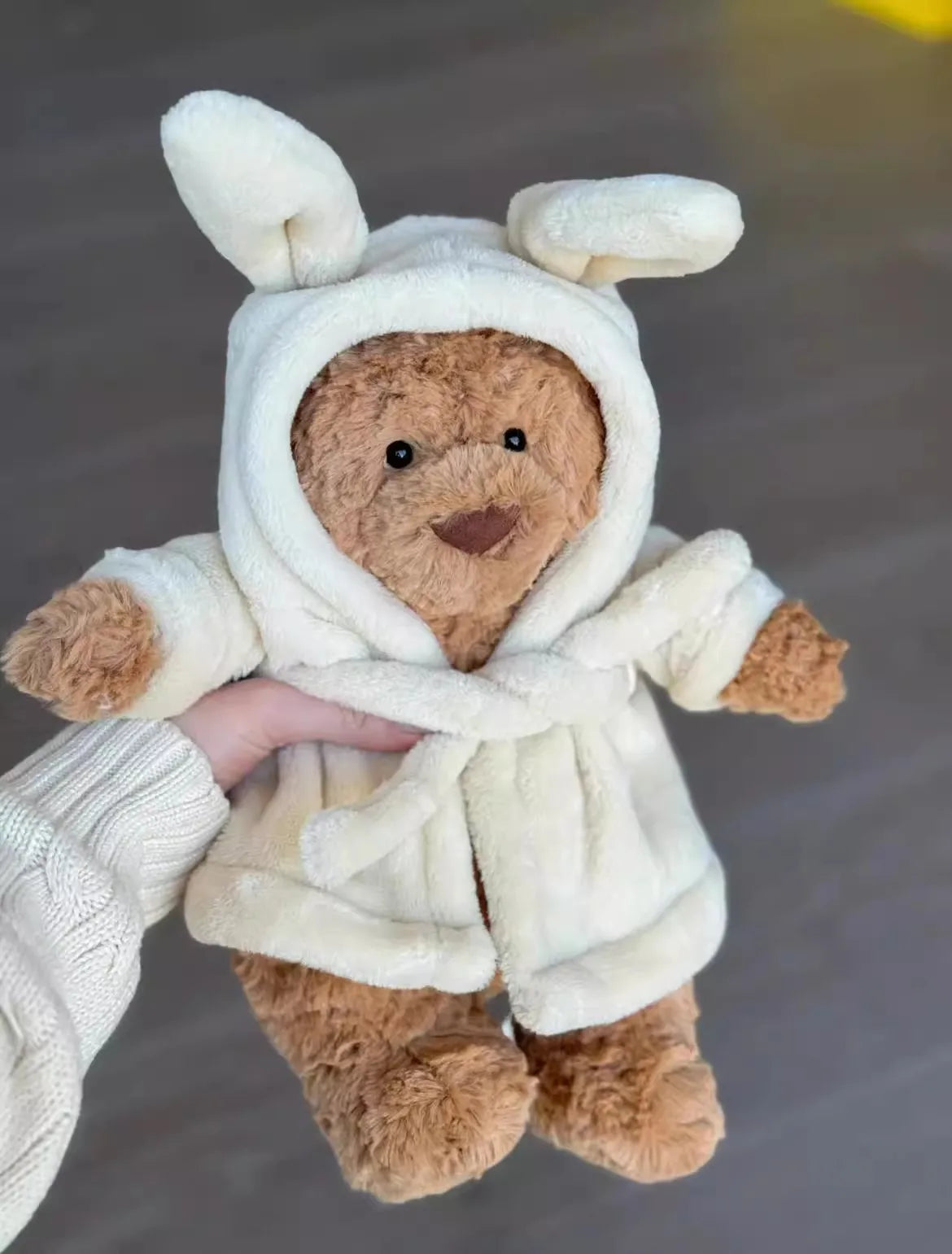 jellycat New Bartholomew Bear Series Plush Toys Eggplant Bear Love Bear Cute Plush Toy Baby Comfort Doll Child Birthday Gift
