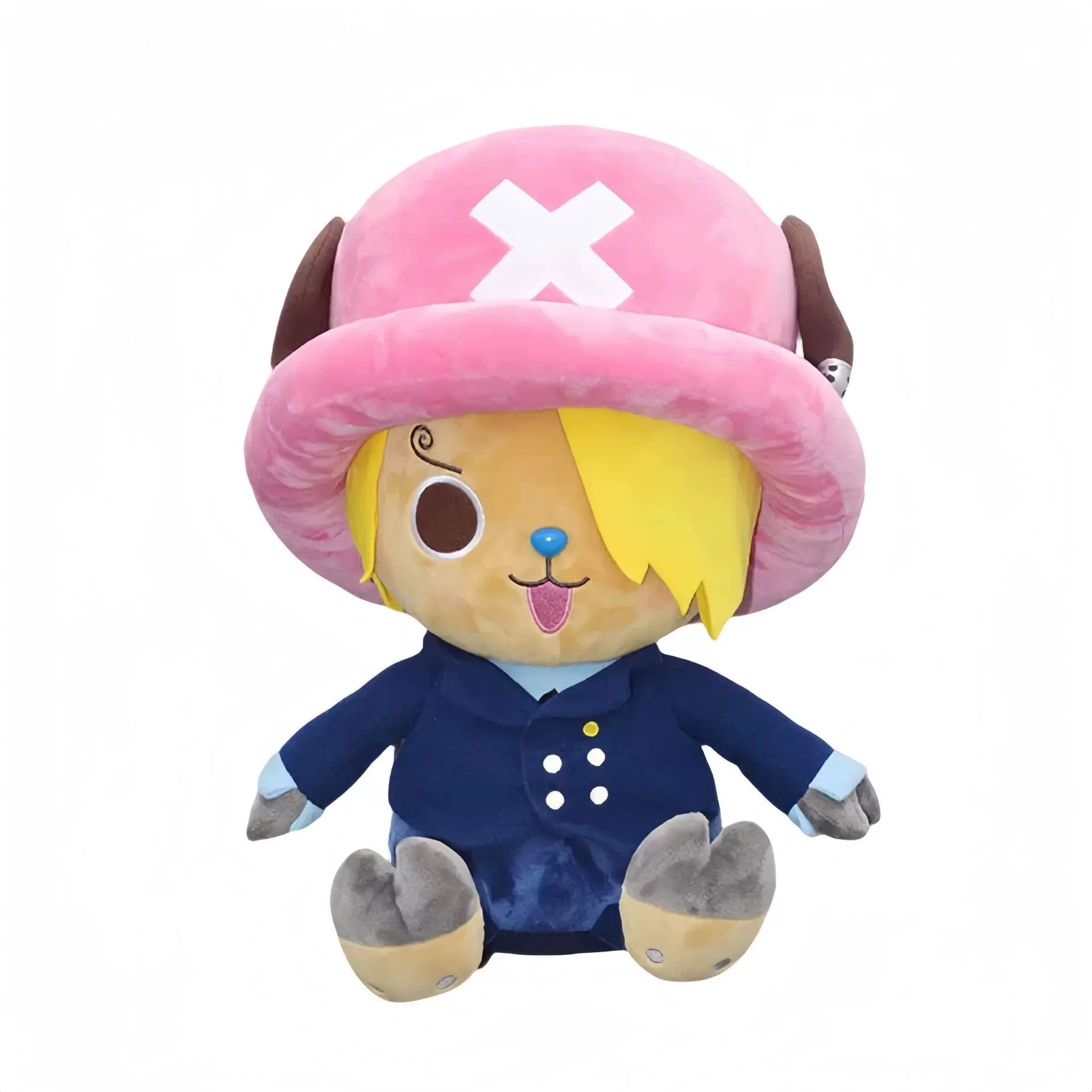 14-30cm/5.5-11.8in Genuine ONE PIECE Stuffed Plush Toy Kawaii Plush Keychain Toy Tony Chopper Soft Stuffed Plush Doll Keychain