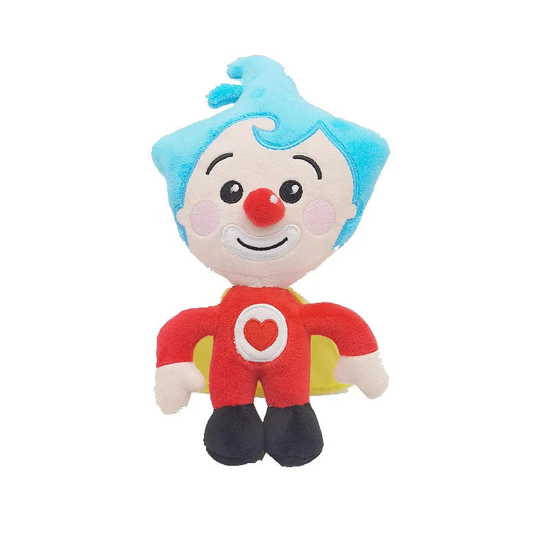 “23-25cm Magic Clown Plush Doll - Cute Smiling Clown Stuffed Animal Toy, Soft Cuddly Companion with Whimsical Charm for Kids & Fans of Circus Adventures”