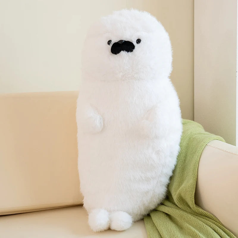 Cute Seal Plush Toy Lifelike Stuffed Marine Life Sea Otter Soft Doll Simulation Seal Pillow Cushion Kids Toys Birthday Gift