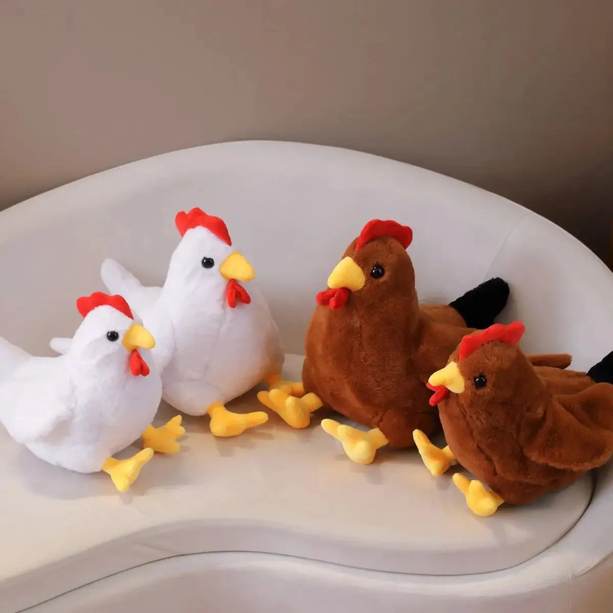 30/40CM Cute Big Rooster Stuffed Plush Toy Children's Sleeping Doll Children's Christmas Gift Pet Decoration