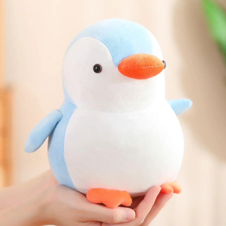10-30cm Kawaii Cartoon Colorful Hot Penguin Plush Doll Pillow Blue Black Pink Animal Plush Toy Home Decor Gift For Boys Girls