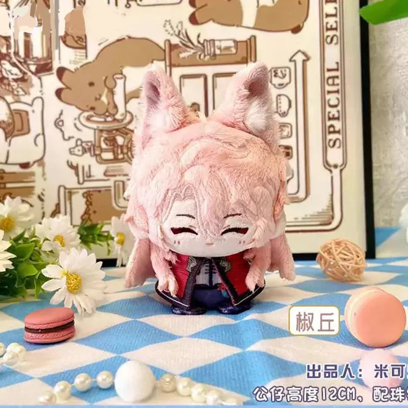 New 10cm Game Honkai: Star Rail Plush Aventurine Dr. Ratio Cute Plush Cartoon Blade Dolls Bag Pendant Keychain Gift