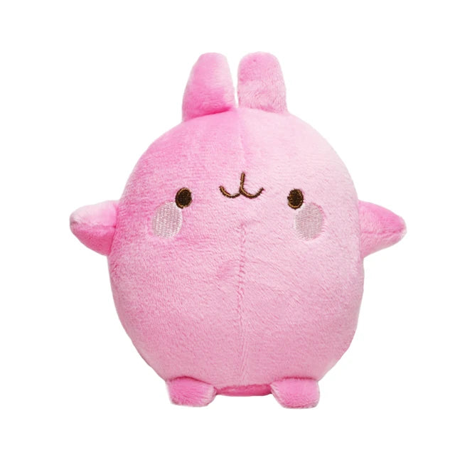 New Genuine 14cm Molang Piu Piu Kawaii Cute Plush Chick Rabbit Keychain Pendant Toy Anime Cartoon Soft Stuffed Dolls Child Gifts