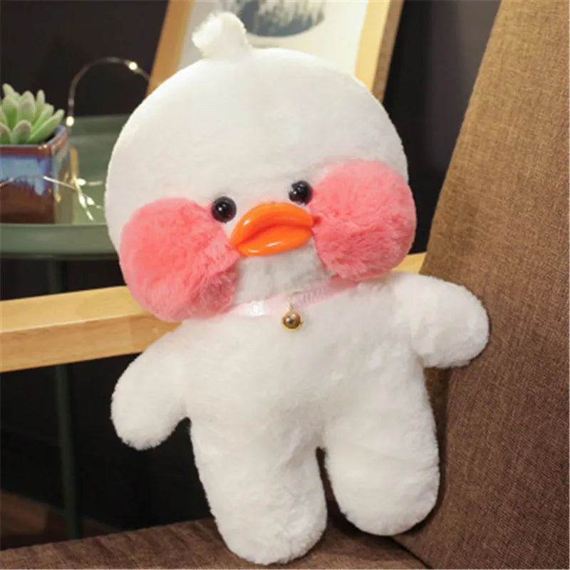 New plush Cute Lafan Duckes Cafe Duckes 30cm Doll Plush Toy Stuffed Soft Doll Kawaii Animal Pillow Birthday Gift for Kids