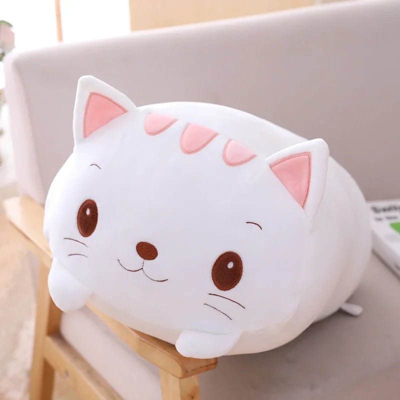 Hot 20/28cm Soft Animals Cartoon Cat Pillows Cushion Lovely Rabbit Stuffed Dog  Penguin Pig Frog Plush Toy Birthyday Gift