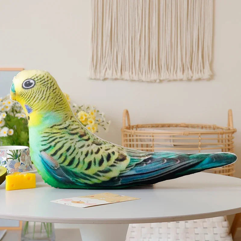 Simulation 3D Bird Plush Toy Stuffed Goose Chicken Rooster Hen Duck Pigeon Dove Parrot Pheasant Mandarin Duck Pillow Cushion