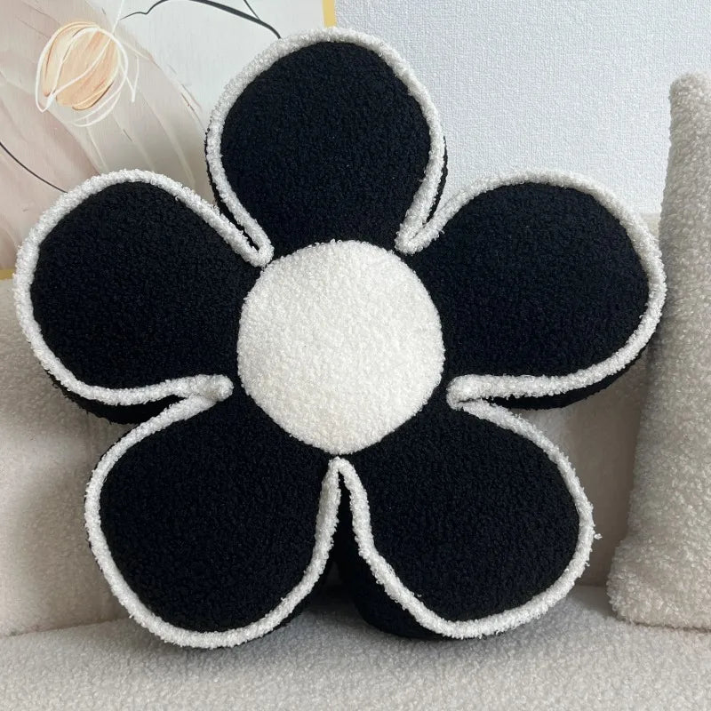 Flower Pillow Sofa Living Room Cushion Sunflower Bay Window Decoration Petal Luxury Bed Headrest Pillow Backrest Pad PP Cotton