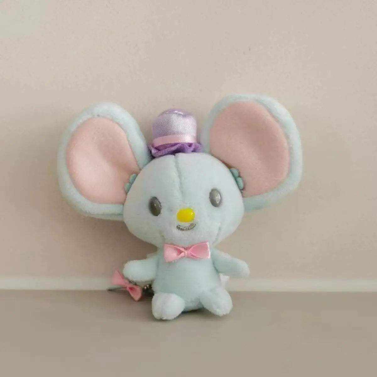 “My Melody Friends Flat Risu Plush Toys - 9cm Cute Mouse &amp; Squirrel Stuffed Animals, Soft Kawaii Plush Keychains for Bags, Gifts for Kids &amp; Fans”