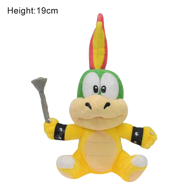 Bowser Bros Plush Toys King Koopa Bowser King JR Anime Cartoon Soft Stuffed Plush Toy Dolls For Children Birthday Christmas Gift