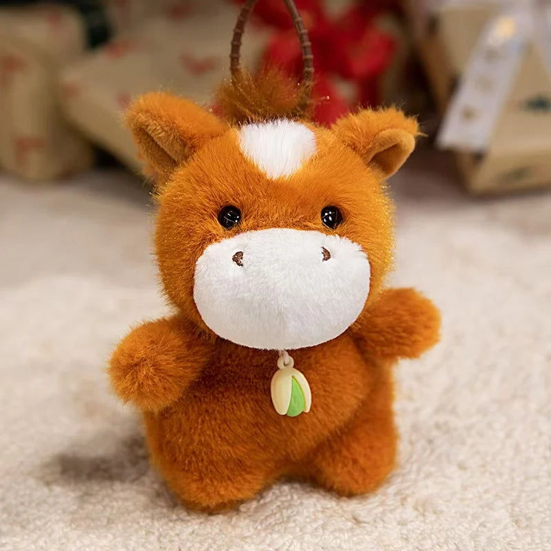 15cm Cute pillow penguin ybara rabbit duck panda fox cat Stitch plush toys keychain for children women girl gift