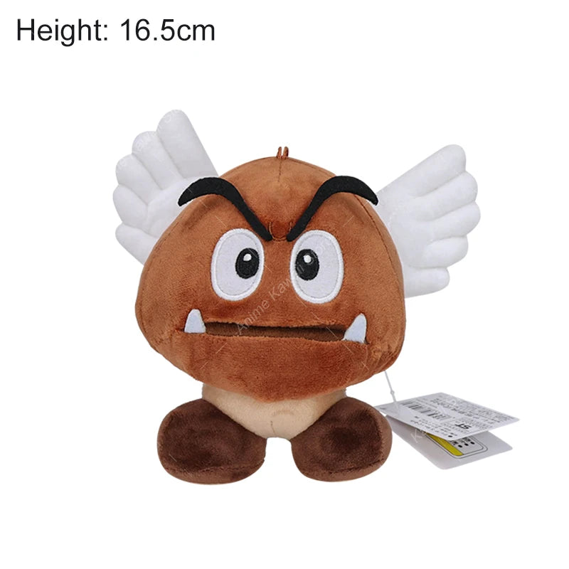 60 Styles Mario Plush Toys Yellow Fire Flower Star Shy Guy Boo Koopa Troopa Waluigi Goomba Toad Nabbit Diddy Kong Stuffed Plush