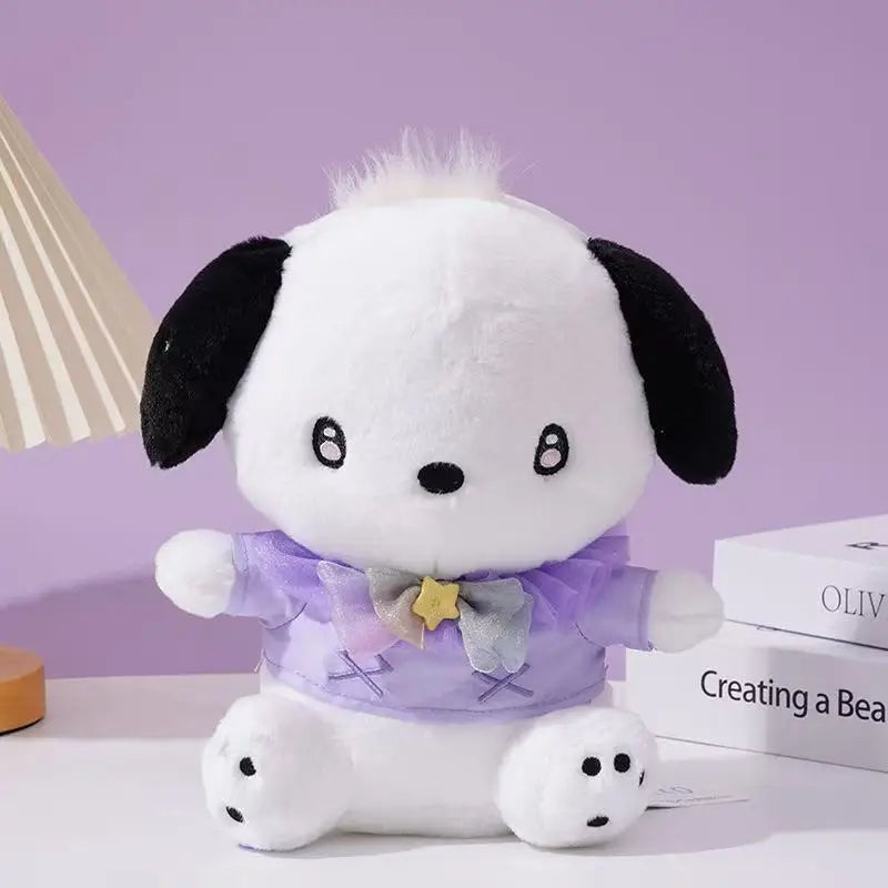 Sanrio Kuromi Plush Toy Cartoon Anime Melody Big Ear Dog Galaxy Supernova Series KT Cat Plush Toy Gift for Girlfriend's Birthday