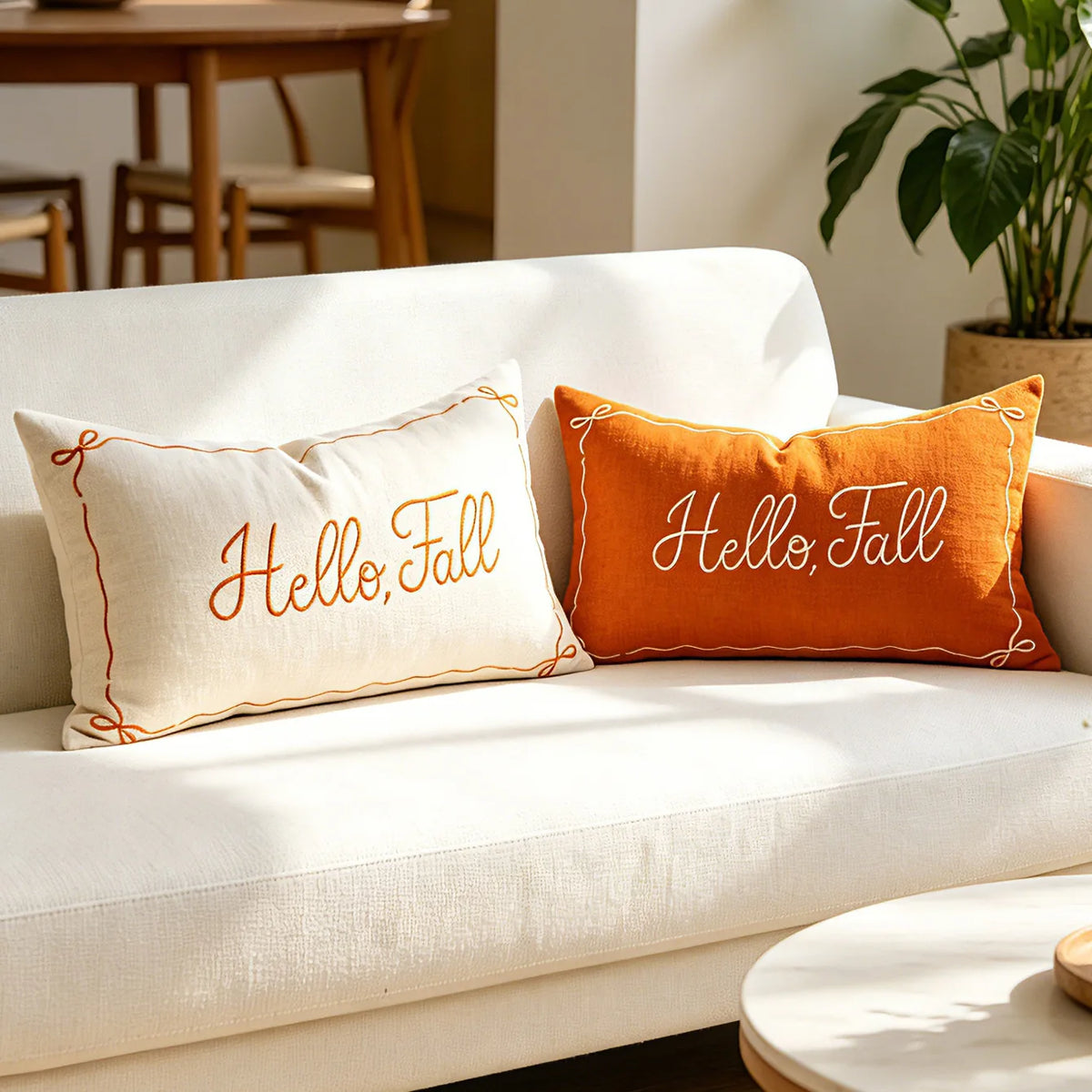 Autumn Harvest Lumbar Pillow Cover – 30 × 50 cm