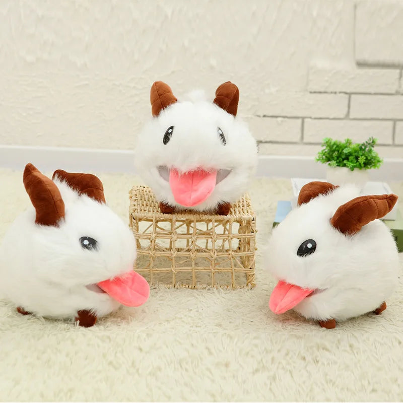 30CM Hot Selling Animation Game Peripheral Plush Toys Poro Doll Cute And Cute Doll Home Decoration Ornaments