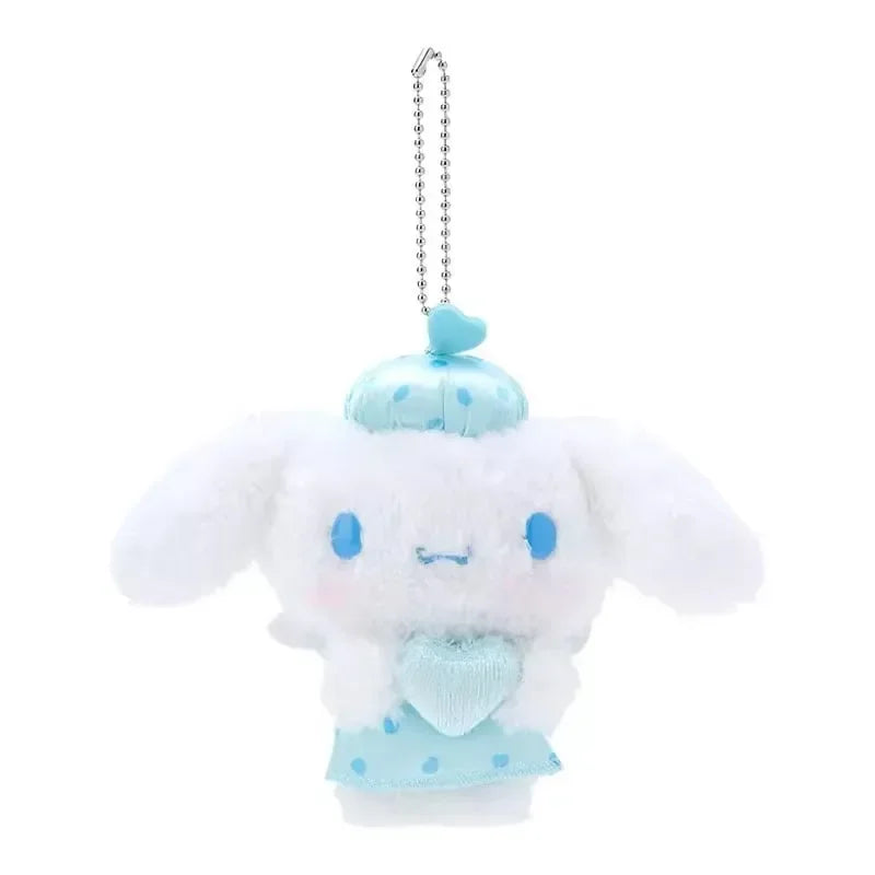 Sanrio Hello Kitty Cinnamoroll Dream Angel Series Plush Toy Pendant Keychain Decoration Kawaii Kuromi Melody Stuffed Doll Gift