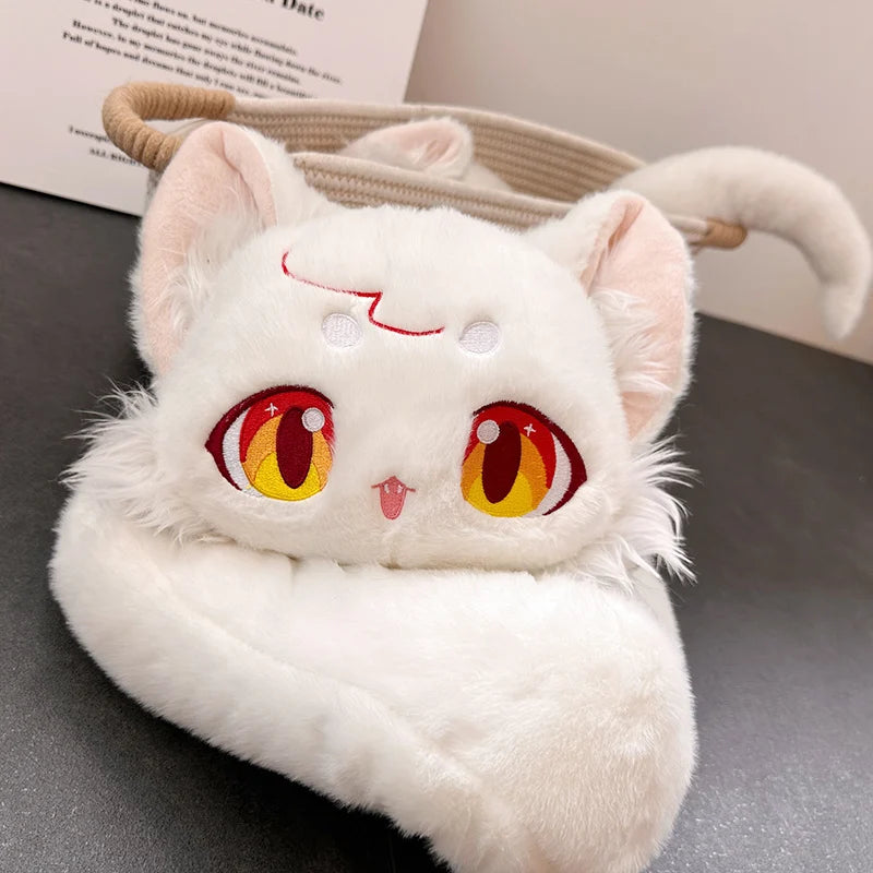 Fairy Doll Stuffed Snake Immortal Plushie Anime Figure Game Doll Fox Face Snake Plush Toy for Kids Birthday Gift