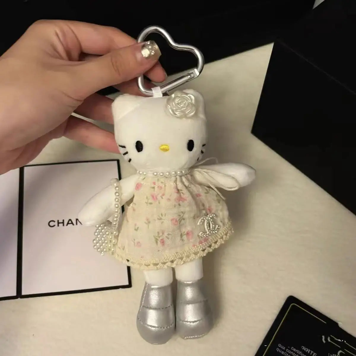 Sanrio Hobby Long Legs Hello Kitty Cartoon Translated Mixed Style Series Plush Doll Pendant Bags and Dresses Birthday Gift