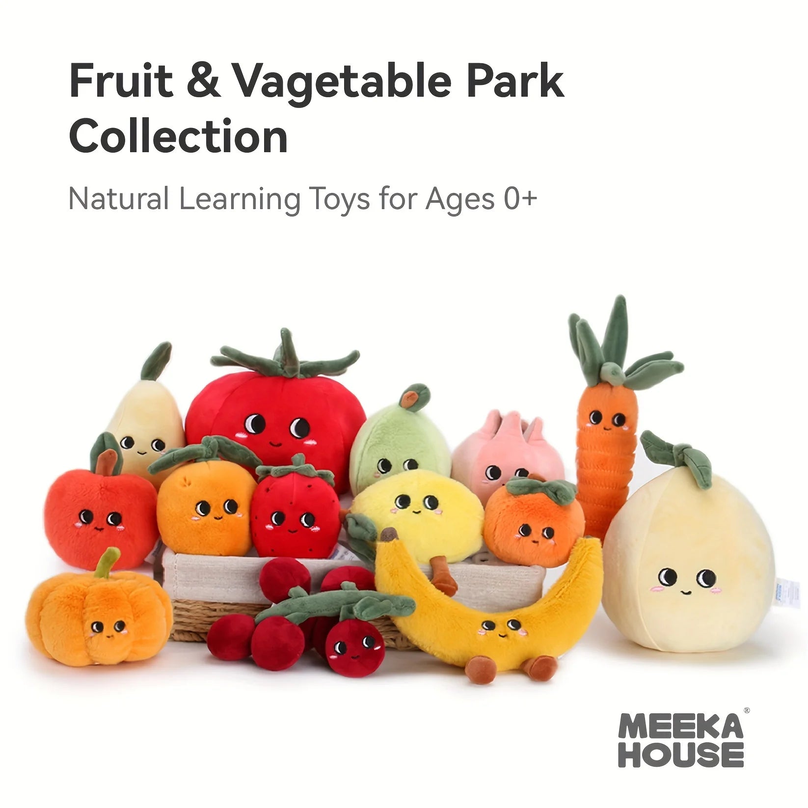 1PC Simulated Stuffed Fruit And Vegetable Soft Cute Cartoon Plush Toys Lemon Pumpkin For Baby Kids Appease Soother Toy Gifts