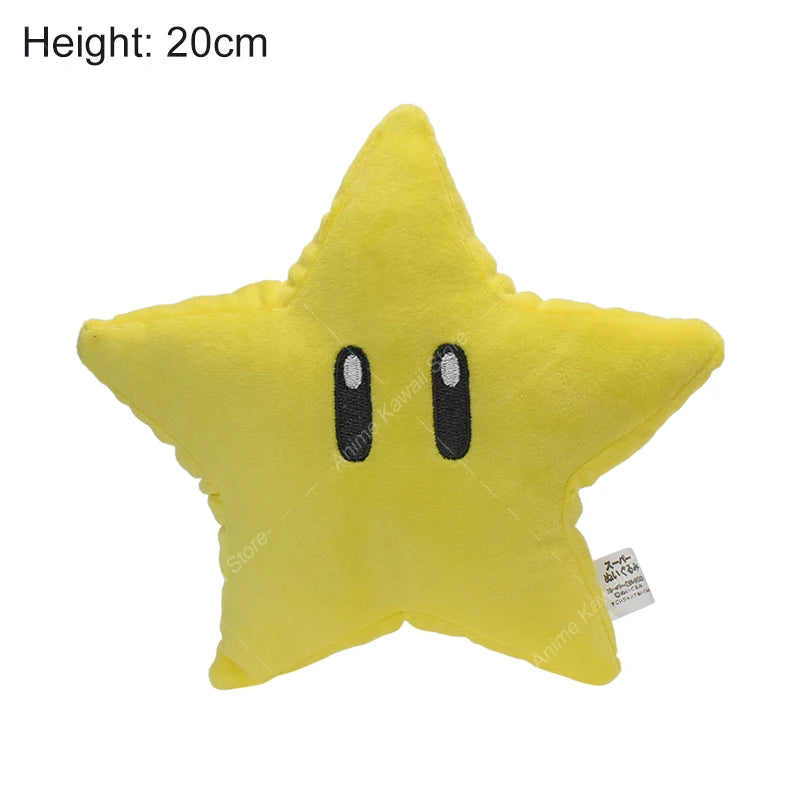 60 Styles Mario Plush Toys Yellow Fire Flower Star Shy Guy Boo Koopa Troopa Waluigi Goomba Toad Nabbit Diddy Kong Stuffed Plush