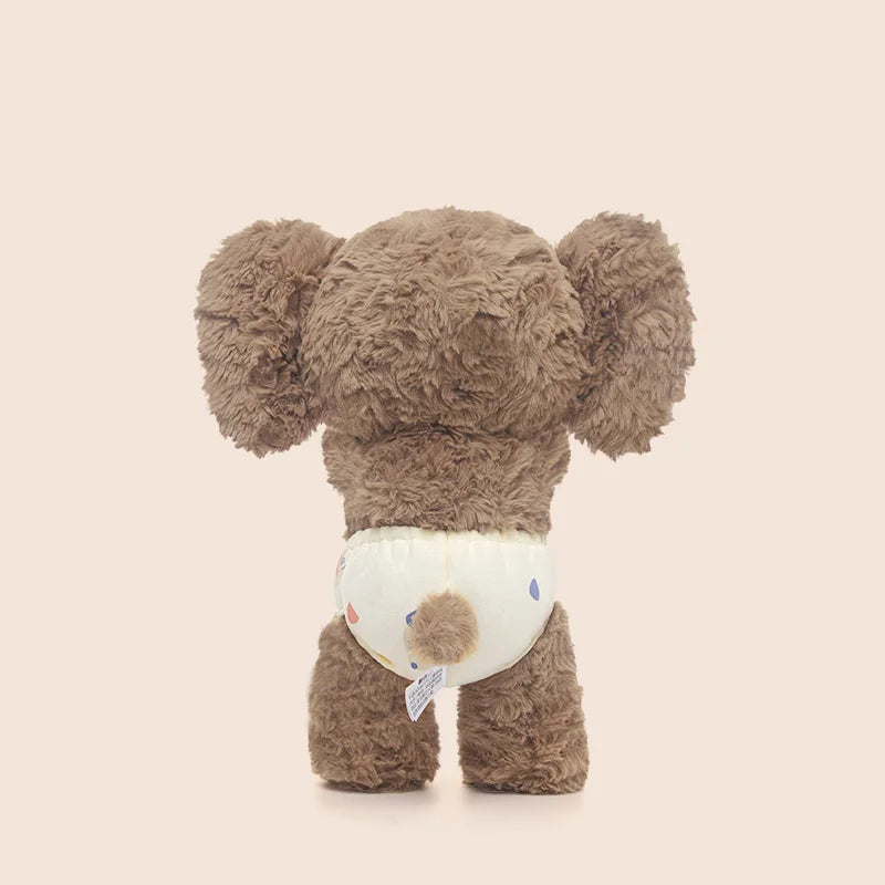 35cm Appease Baby Elephant Plush Toys Companion Elephant Plush Toys Shy Elephant Cartoon Animal Doll Children Birthday Gift