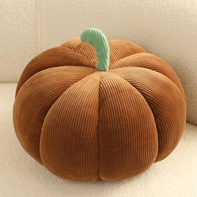 18-35cm Kawaii Simulation Nordic Halloween Pumpkin Plush Toys Lovely Soft Plant Stuffed Doll Holidays Props Decor Throw Pillow