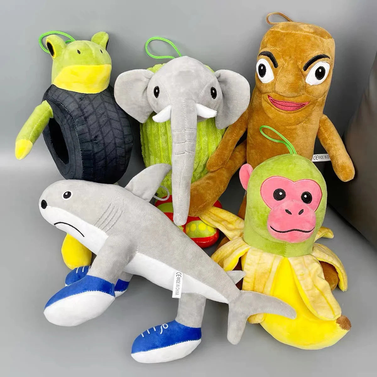 Tralalero Tralala Plush Toys,Italian Brainrot Meme Shark in Sneakers Plushies, Collectible Stuffed Animals Toy Gifts for Fans